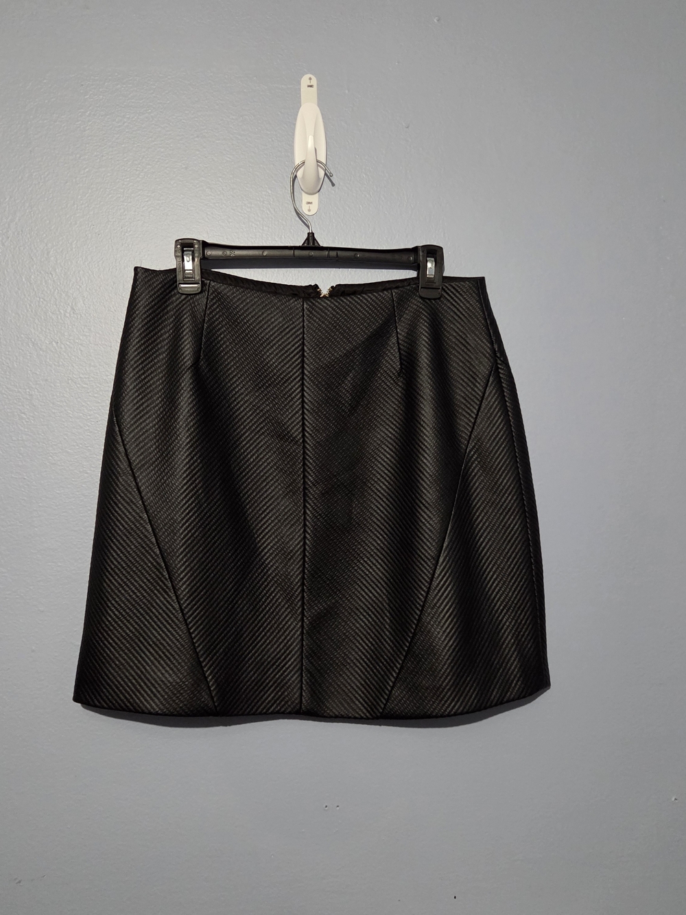 RACHEL Rachel Roy Black Textured Mini Skirt